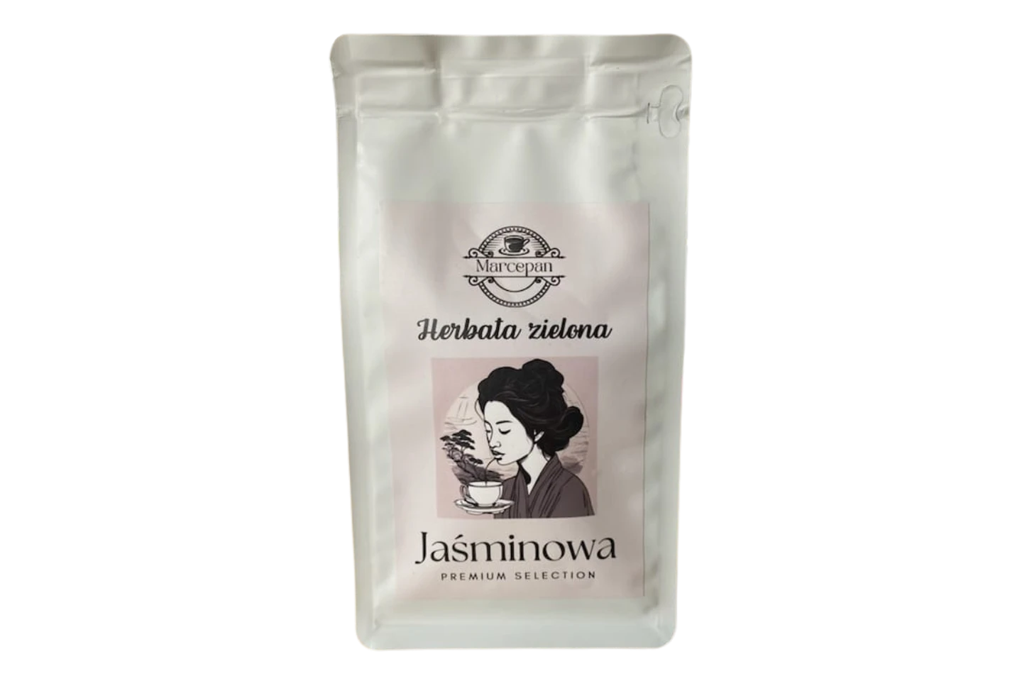 Herbata zielona jasminowa doypack 50g