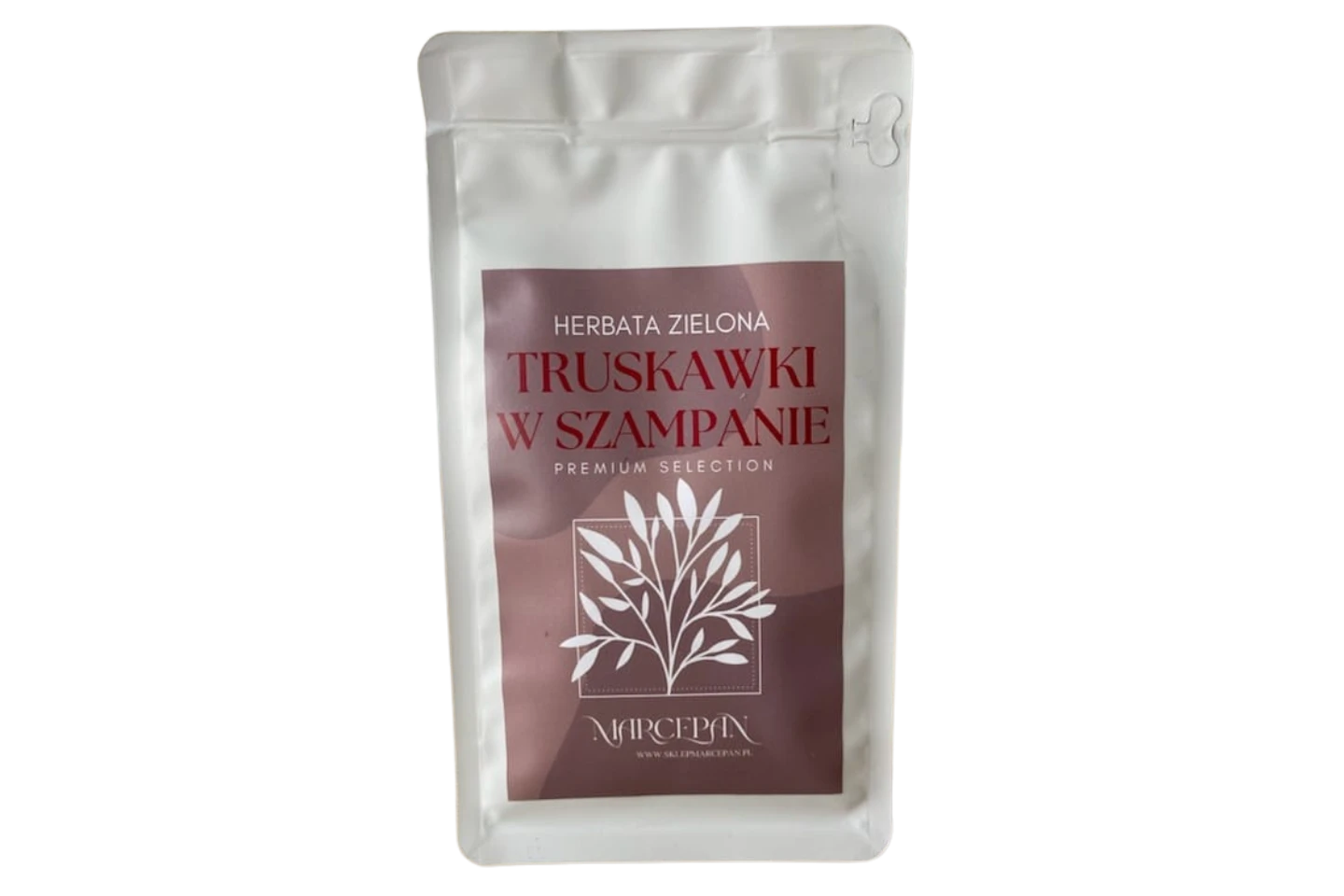 Herbata zielona truskawki w szampanie doypack 50g