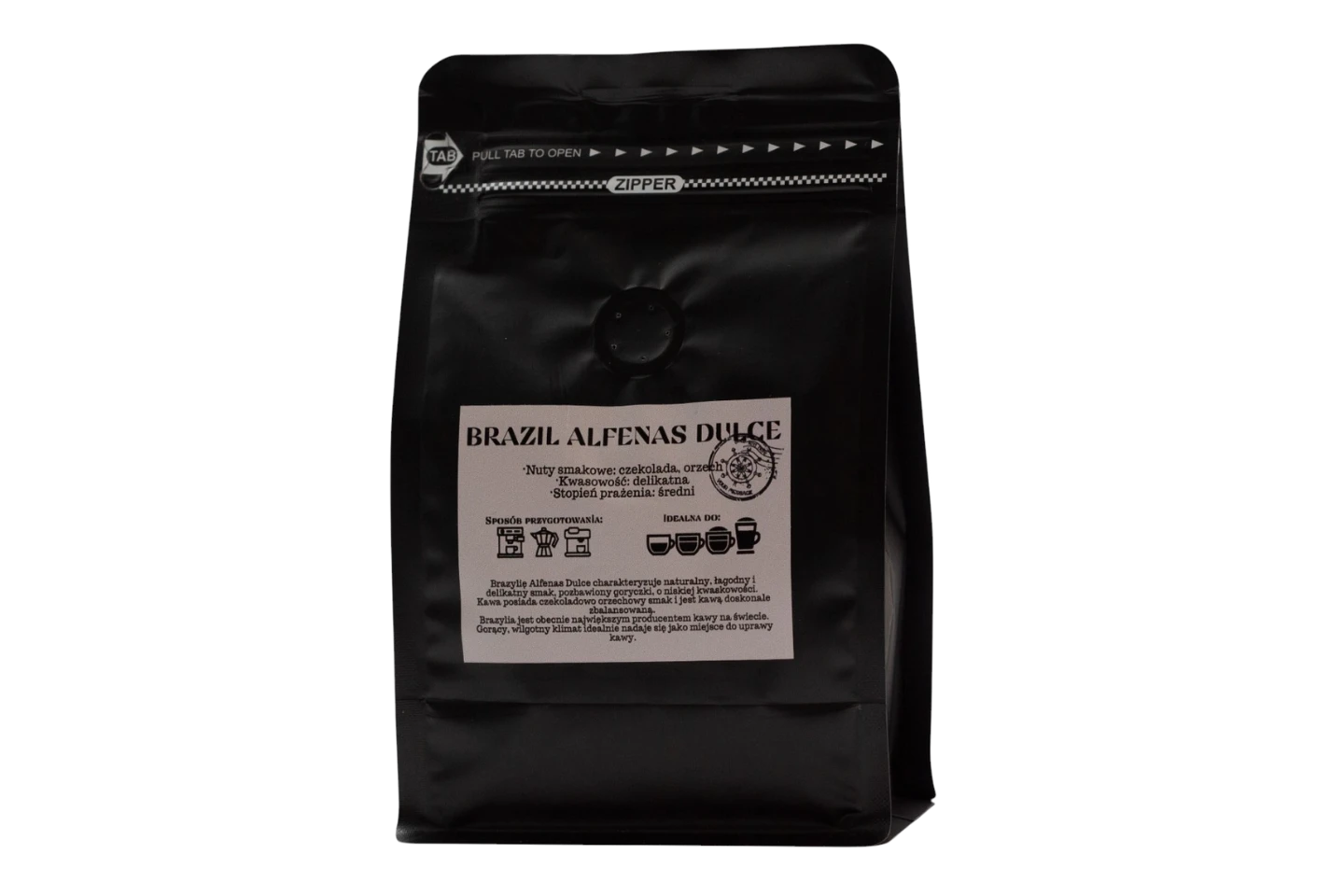 Kawa ziarnista brazil alfenas dulce 2