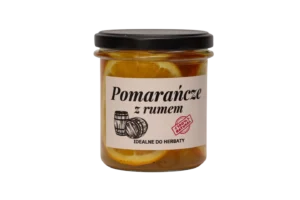 Pomarancze z rumem sloik 250g