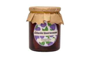 Sliwki korzenne sloik 250g